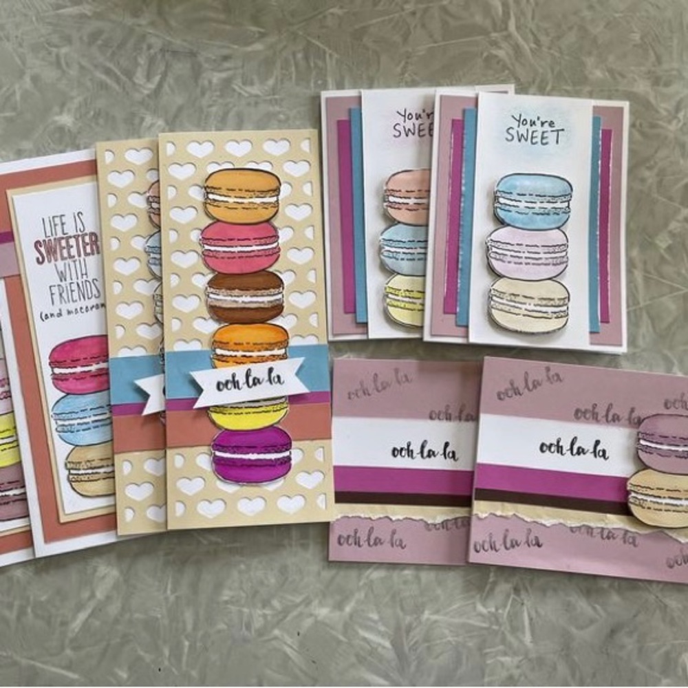 22pc Macarons Stamp & Die Set - Picture 6 of 15